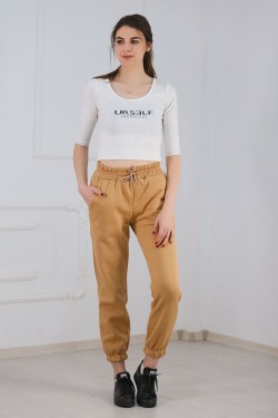 Sütlükahve 3 İplik Eşofman Altı